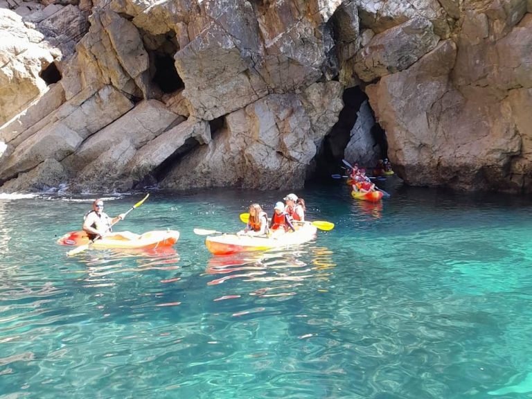 Kayak Tours Salema - An activity for nature lovers. In kayaks we will explore the Algarve coast and its caves, some only...